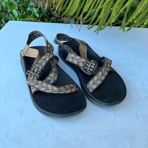 Chaco Black and Tan Sandals